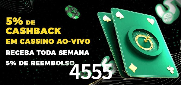 Promoções do cassino ao Vivo 4555